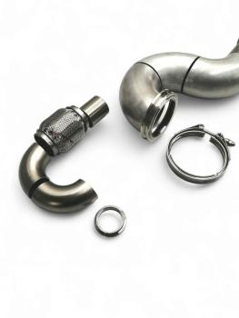Preview: 89mm Downpipe Bausatz für G42 1450 Turbolader Garrett / Pulsar 7975G
